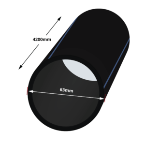 Polyflow Syphons 4000mm x 63mm OD